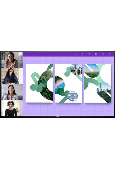Dell 55" P5524Q VA LED Professional Display UHD 4K, HDMI, DisplayPort, Speakers - Black