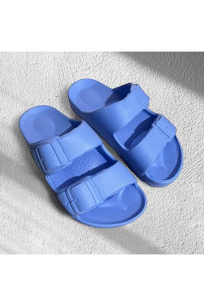 Minamoda GZR Eva Sole Fete Băieți Copii Papuci de vară Papuci unisex cu cataramă dublă