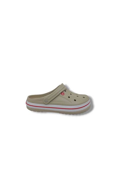 Zerhan AkınalBella 467 Unisex Μπεζ Λευκό Κόκκινο Sabo Παντόφλες μεγάλου μεγέθους 46 47