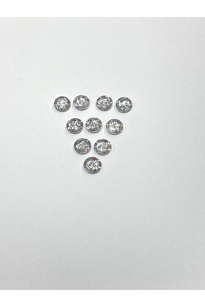 karantuhafiye Blouse Button / Plastic Stone Appearance Top Hole Button / 2917 / 10 Pieces / Model 4