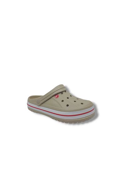 Zerhan AkınalBella 467 Unisex Μπεζ Λευκό Κόκκινο Sabo Παντόφλες μεγάλου μεγέθους 46 47