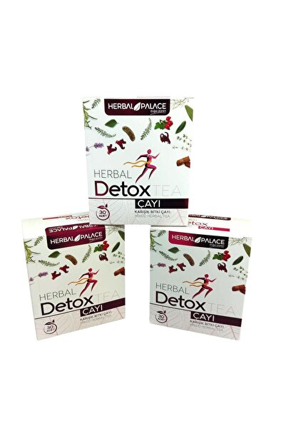 Herbal Palace DETOX ÇAY HERBAL PALACE 3'lü SET