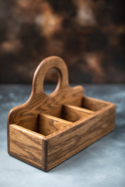 Esci Design Ahşap Poşet Çay Standı - Poşet Çay Kutusu- Çok Amaçlı Organizer - Saklama Kutusu - Makyaj Organizer