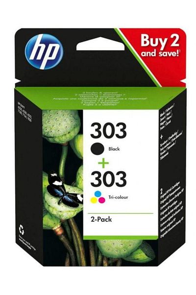 HP Set of 2 HP 303 ink cartridges (Color + Black)