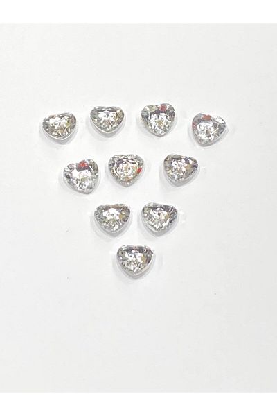 karantuhafiye Blouse Button / Plastic Stone Appearance Top Hole Button / 2917 / 10 Pieces / Model 2