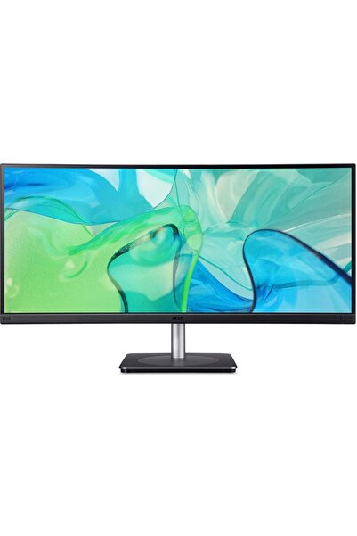 ACER 34" извит IPS LED монитор, UWQHD, HDMI/DP, вградени високоговорители, черен