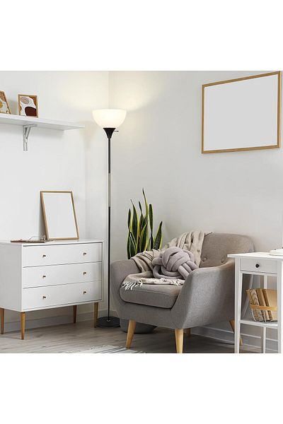 Saharaz Floor Lamp,Led with 3 Levels Dimmable Brightness, Drop-Resistant,for Living Room Bedroom Office