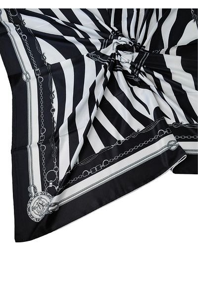 mim eşarp VESİ Φουλάρι Αλυσίδα Μοτίβο Sport Twill Φουλάρι 120x120 cm