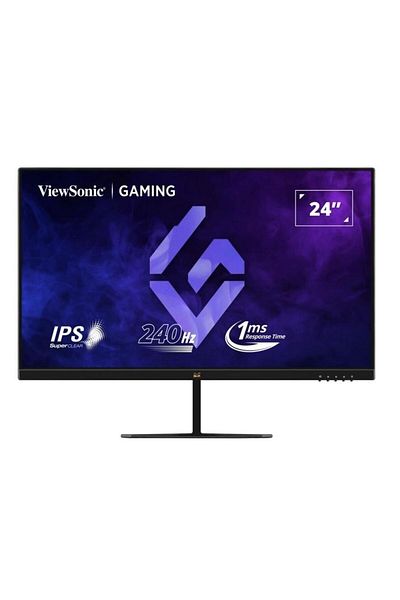 ViewSonic Monitor de gaming ViewSonic VX2479A-HD-PRO de 23,8", Full HD 240Hz, răspuns de 1ms, HDMI/DP, negru