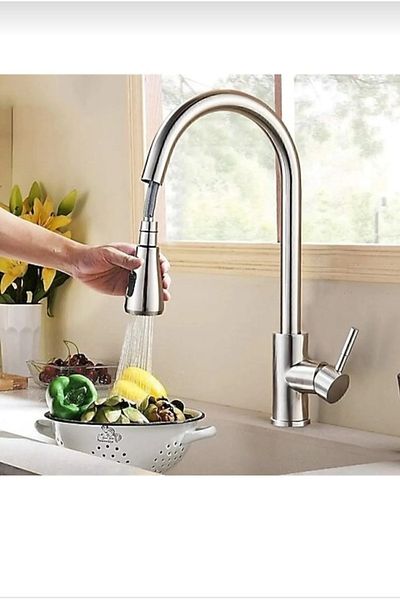 TOPTANFONİ Wholesalefoni Inox Kitchen Mixer with Spiral