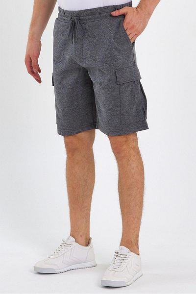 yakamor Men's Steel Interlock Cargo Pocket Shorts