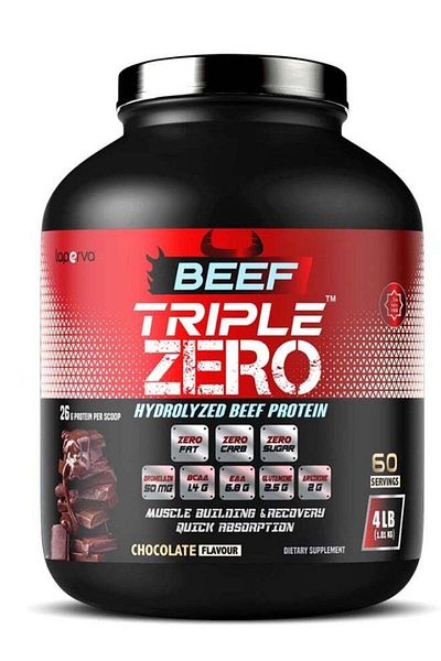 Laperva Beef Triple Zero Hydrolyzed, Chocolate, 4 LB