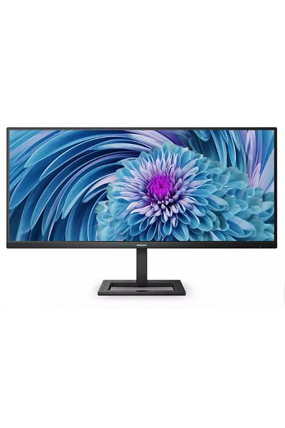 Philips E Line 34" Gaming Monitor, WQHD, 100Hz, 1ms, AMD FreeSync, USB-C, Black