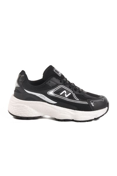 AYAKMOD Black White Mesh Unisex Sports Shoes 182 g
