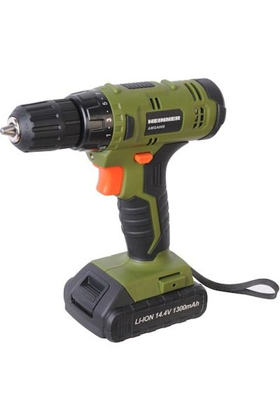 Heinner Cordless Drilling and Screwing Machine AMGA008, 14.4 V, 650 RPM, 26 Nm
