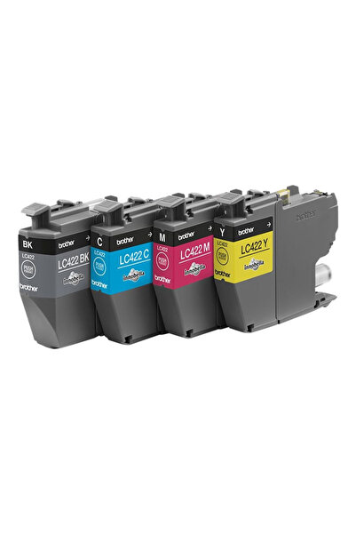 Brother Cartus de cerneala set, Brother, LC422VAL, Negru/Cyan/Magenta/Galben
