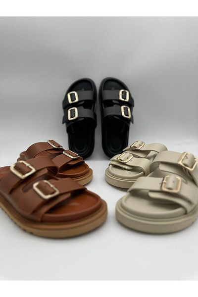 BappaSlipper Leather Cream
