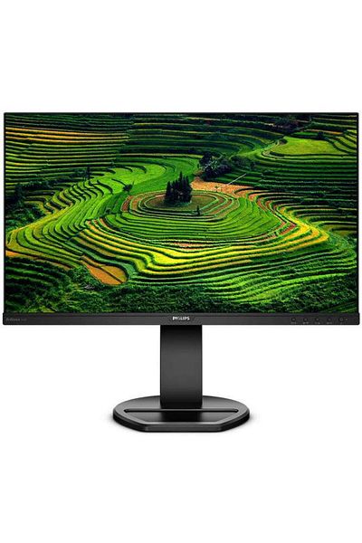 Philips Monitor LED IPS Full HD Philips de 23,8", reglabil pe înălțime, LowBlue, difuzoare, negru