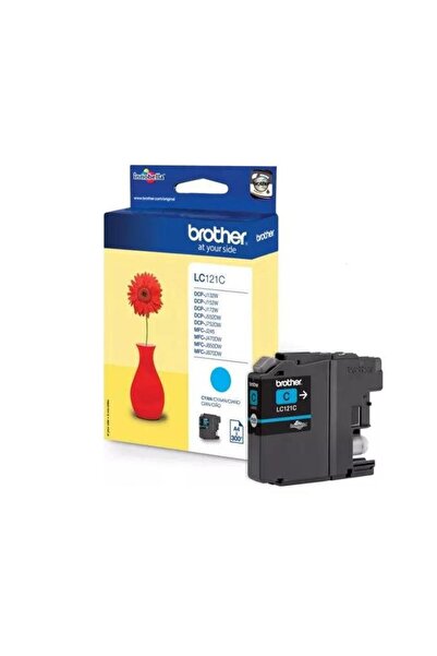 Brother Cartus Cerneala Brother LC-121C, 300 pagini (Cyan)