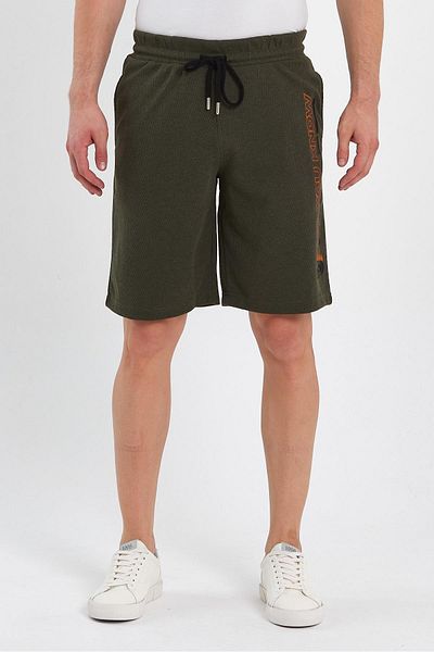 yakamor Men's Printed Rain Pattern Shorts