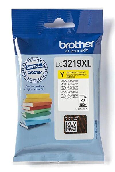 Brother Cartus cerneala Brother LC-3219XLY, 1500 pagini (Galben)