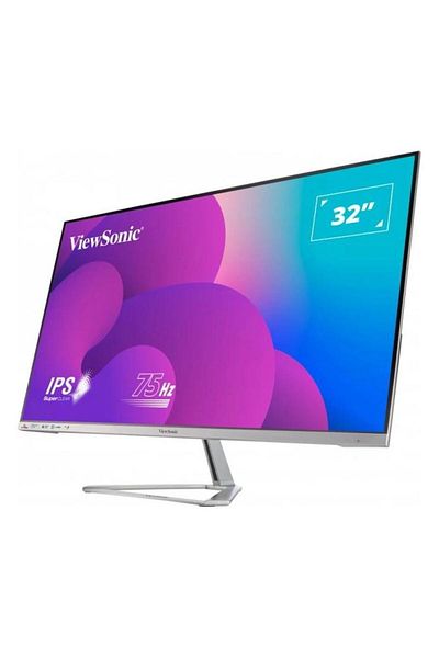 ViewSonic Monitor LED IPS ViewSonic VX3276-MHD-3 de 31,5", Full HD, HDMI/DP/VGA, argintiu cu difuzoare