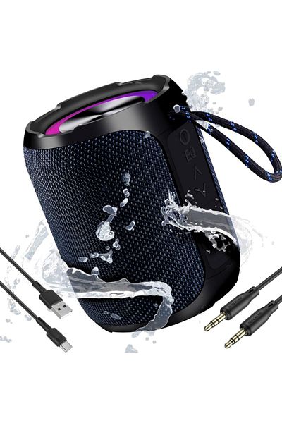 Wanty Portable Speaker Pro Wanty®, Deep Bass, RGB Lights, 40W Power, 4400mAh Battery, Bluetooth 5.3, Trip
