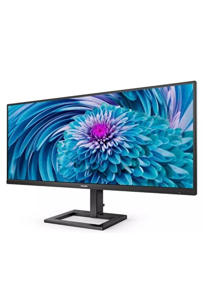 Philips E Line 34" Gaming Monitor, WQHD, 100Hz, 1ms, AMD FreeSync, USB-C, Black