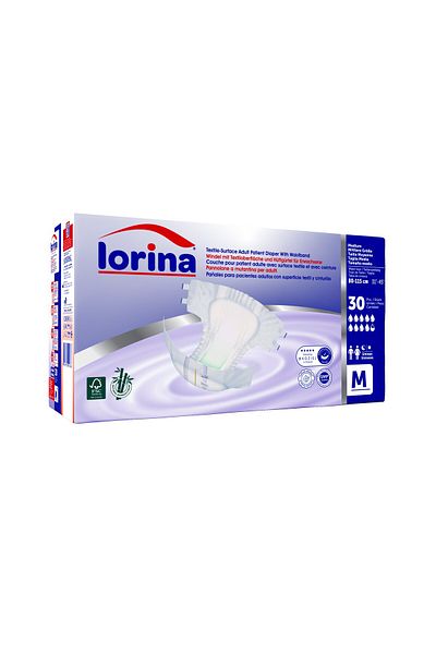 LORİNA Medium Size Medium Size Pads with Belt 60 Pieces