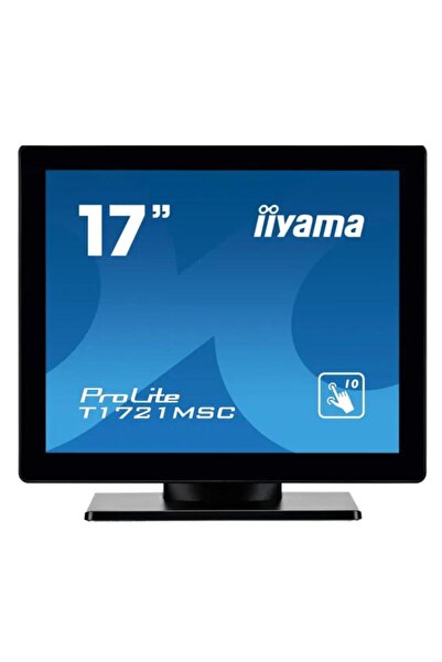 IIYAMA Monitor LED tactil iiyama T1721MSC-B2 de 17", 1280x1024, HDMI/VGA, difuzoare încorporate, negru