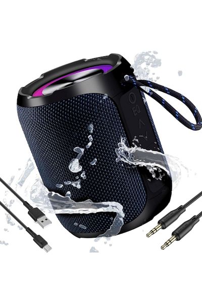 Wanty Portable Speaker Pro Wanty®, Deep Bass, RGB Lights, 40W Power, 4400mAh Battery, Bluetooth 5.3, Trip