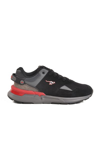 AYAKMOD Black Red Mesh Memory Foam Men's Sports Shoes Milano m