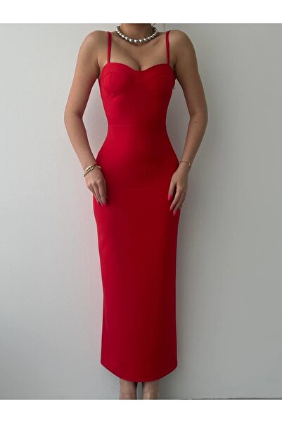 MODA Φόρεμα με μολύβια με λουράκια EKŞİOĞLU GLOBAL Chatelet