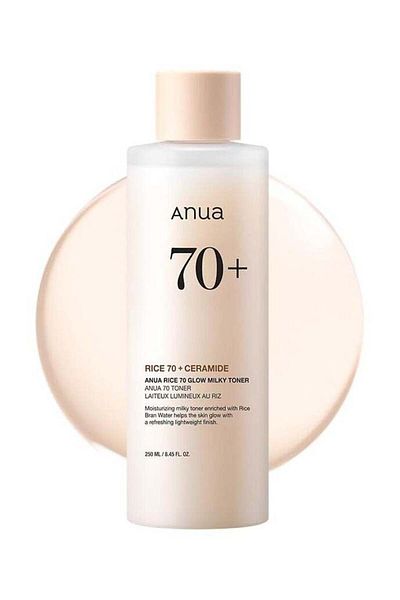 ANUA Rice 70 Glow Milky Toner 250 ml