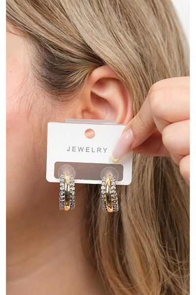 Jack Ferrero STEEL WOMEN EARRINGS