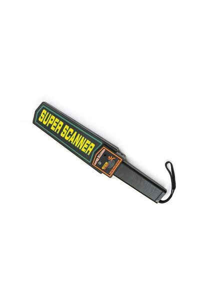 SIKS Metal Detector, Portable, Vibration, Alarm, Waterproof, 360° Scanning, Led, Black