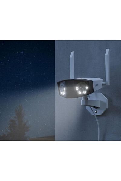 ReoLink Duo WiFi W730 Outdoor IP Camera, 8MP, 180° View, IR/White Light, IP66, MicroSD Slot