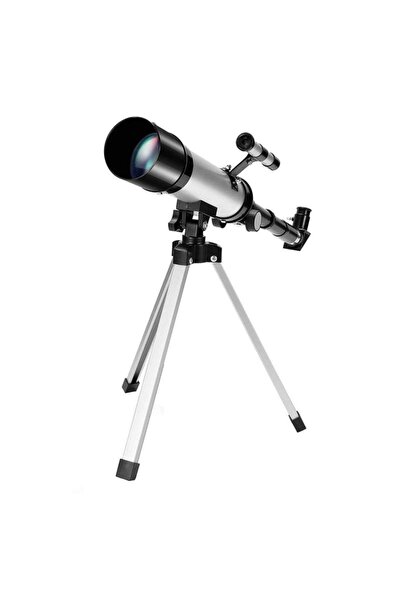 SIKS Telescop astronomic cu trepied din aluminiu, distanță focală de 360 ​​mm...