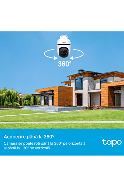 TP-LINK Vigi C500 Wireless IP PTZ Camera, 2MP Full HD, Mic, IR, IP65, -30°C to 60°C