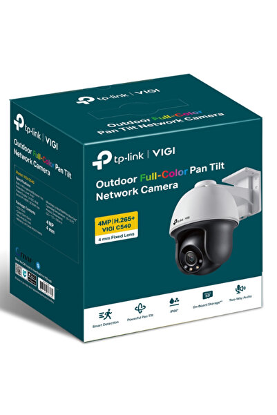 TP-LINK Vigi C540 4MP Dome IP Camera, 4mm Lens, PoE, Built-in Microphone, IR Night Vision