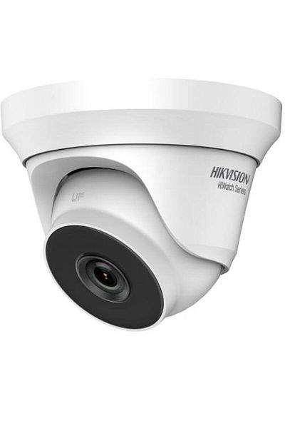 Hikvision HiWatch 5MP Turbo HD EXIR Turret Camera, 2.8mm Lens, IR40M, IP66