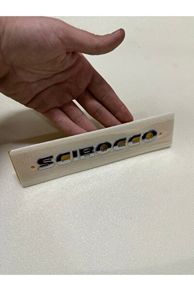 EDEXPORT Volkswagen Scirocco Krom Bagaj Yazısı Logosu Arması 3M 3D ABS