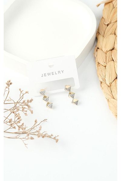 Jack Ferrero Silver Steel Women's Earrings