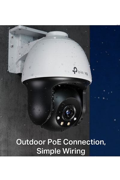 TP-LINK Vigi C540 4MP Dome IP Camera, 4mm Lens, PoE, Built-in Microphone, IR Night Vision
