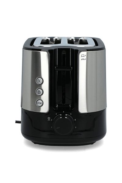 Philips Viva Collection 1000W 2-Slice Toaster Silver and Black