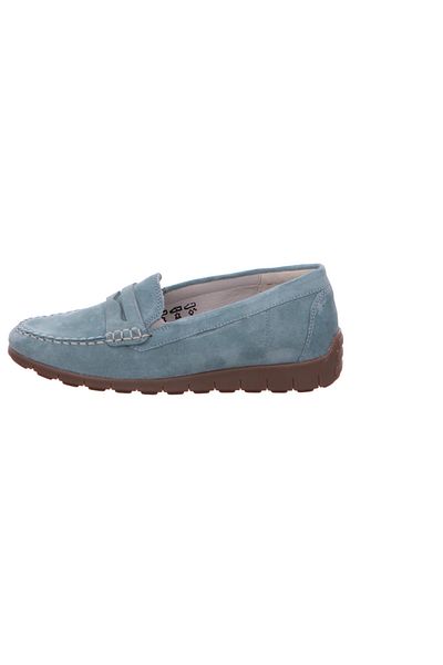 Waldläufer Sportliche Slipper für Damen in blau
