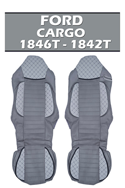 VIPTIRSHOP غطاء مقعد Ford Cargo 1846t-1842t (2012-2025) من الجلد السويدي