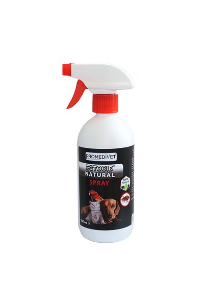 Promedivet Ectocid Natural Antiparasitic Spray, against fleas and lice for Dogs, Cats 500 ml