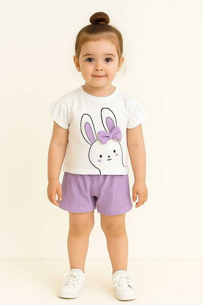 gigigiyim Rabbit Patterned Girl's Set