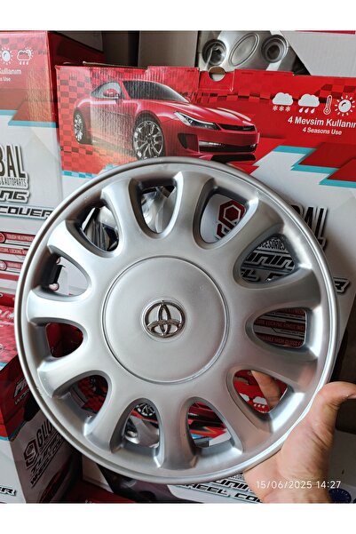 Toyota Corolla 14 Inç" Toyota Jant Kapağı Takımı 4 Lü Set (AMBLEM HEDİYELİ) K...